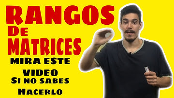 RANGO DE UNA MATRIZ - MÉTODO DE GAUSS - MEJORES TRUCOS