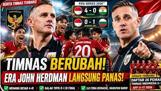TIMNAS BERUBAH!Era John Herdman Langsung Panas
