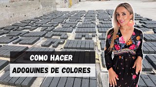 Como hacer Adoquines de Colores