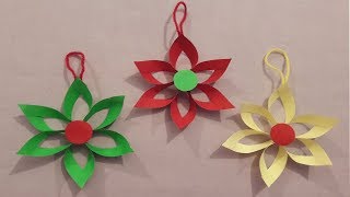 Como fazer flor de papel - Flor de Natal! - thptnganamst.edu.vn