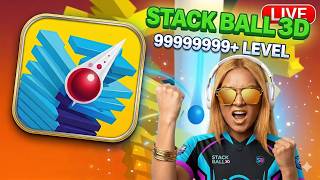 Stack Ball Live Part 100! 🎮🔴 #live #stackballlive #shortslive