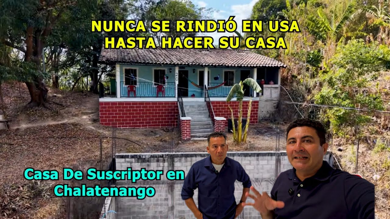 Se Fué A USA a Trabajar Para Hacer Su Casita, Don Wicho Nos Cuenta Su Historia En Chalatenango. 
