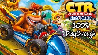 CRASH TEAM RACING PS4 - 100% Playthrough Todas las Reliquias, Desafios, Gemas + Final Secreto