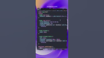 Squid Game Style Loader Animation 🔺🔵⬜ | CSS Only”