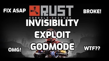 Rust Console MAJOR Glitch Bug Exploit Rust Ps4 Glitch Rust Xbox Glitch Rust Ps4 Bug Rust Xbox Bug