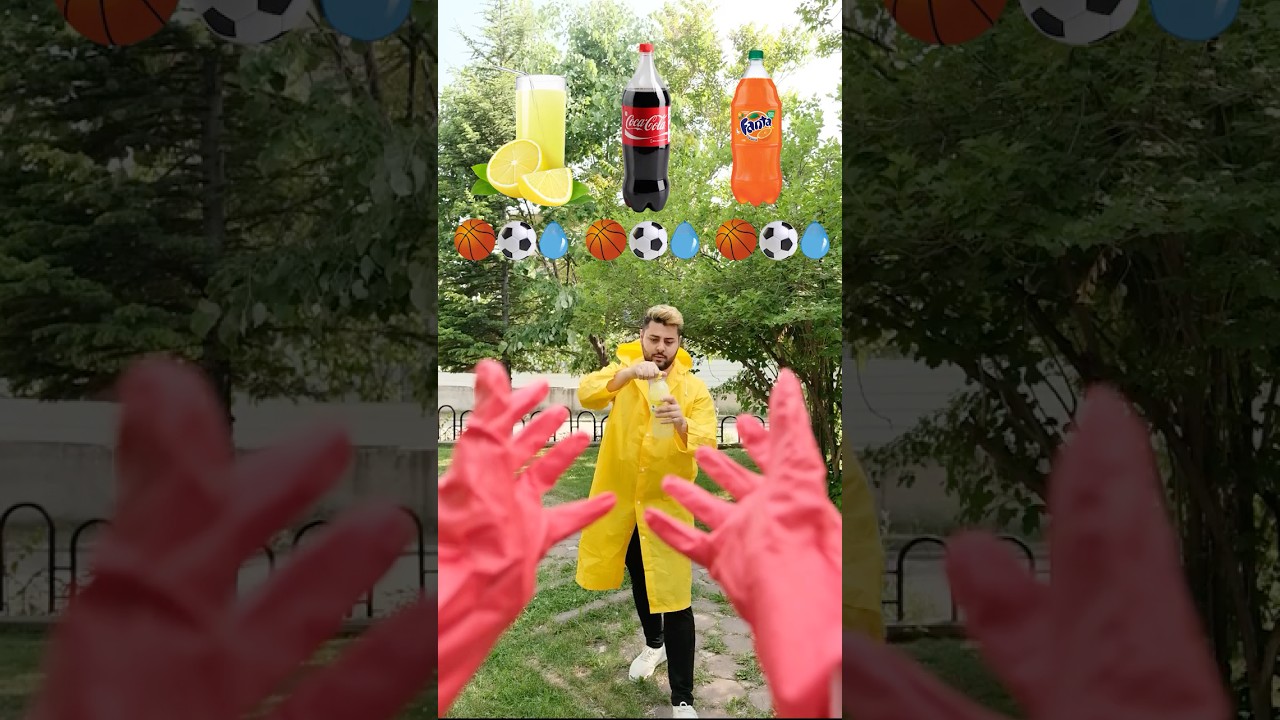 Surprise the goalkeeper with extreme asmr drinks 