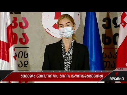 შეხვედრა ეუთო-ოდირის მისიის წარმომადგენლებთან