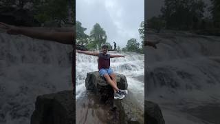 The unseen & untouched waterfall near Virar #waterfall #ytshorts