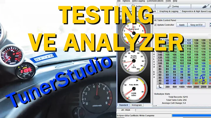 Testing VE Analyzer from TunerStudio - Eclipse 2G Speeduino