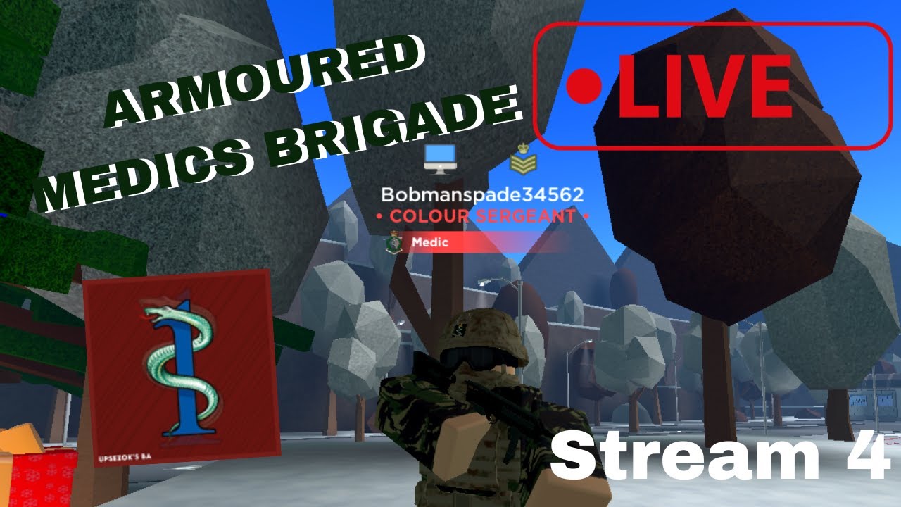 [LIVE] UBA RAMC Armoured Medics Brigade ROBLOX - YouTube