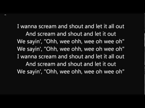 will.i.am ft. Britney Spears - Scream And Shout Lyrics
