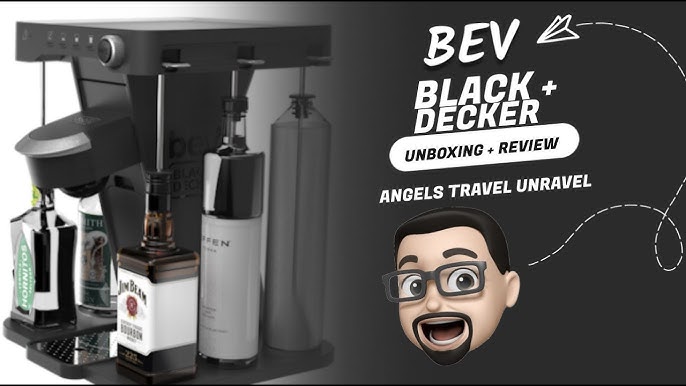 BLACK+DECKER bev - Cocktail Making Machine for Bartesian Capsules