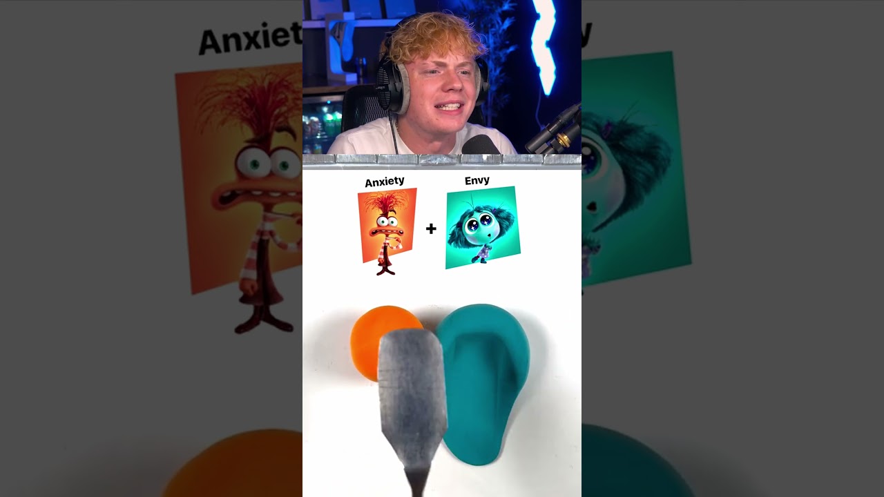 Mixing Inside Out Colors! 🤔