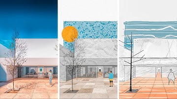 1 Project and 3 Different Visualization in Architecture
