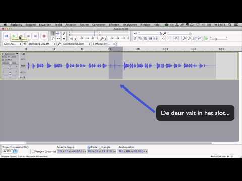 Tutorial Audacity voor
