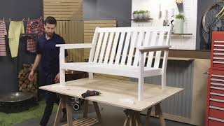 POLYWOOD Vineyard Deep Seating Loveseat Assembly Video