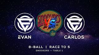 EVAN vs CARLOS - SNOOKERS