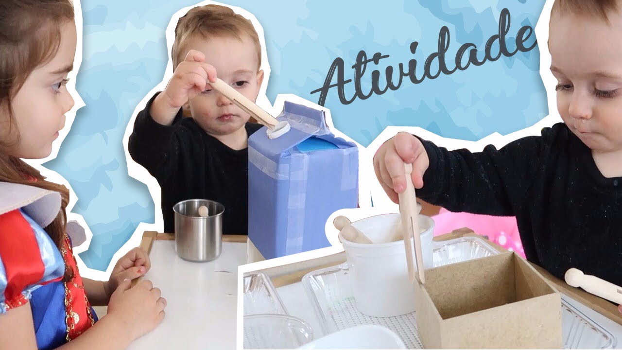 3 ATIVIDADES INSPIRADAS NO MÉTODO MONTESSORI PARA 4 e 1 ANO - Flavia Calina vlogs in spanish