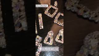 Zara earrings in AB rhinestone