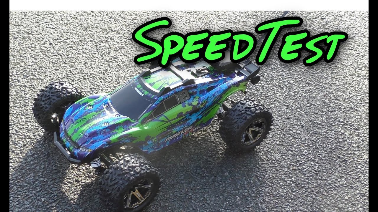 Traxxas Rustler 4x4 VXL Speedtest 