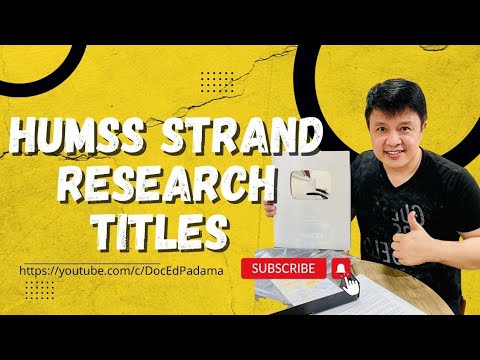 example of research title about humss