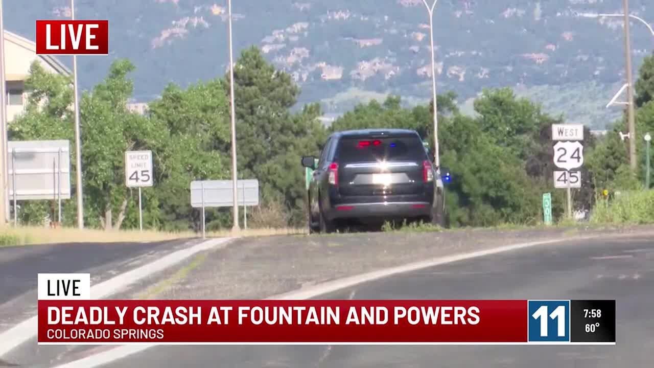 2 dead, several injured, intersection closed after traffic crash in Colorado Springs