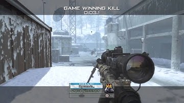 MW2 Triple-Killcam with Intervention on Sub-Base
