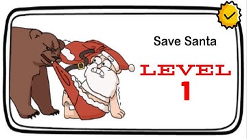 Brain Out Save Santa Level 1 Walkthrough Solution