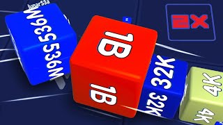 Cube 2048.io Game  🎲 A NEW GAME 🎲 CUBES SNAKE 2048.io Gameplay screenshot 1