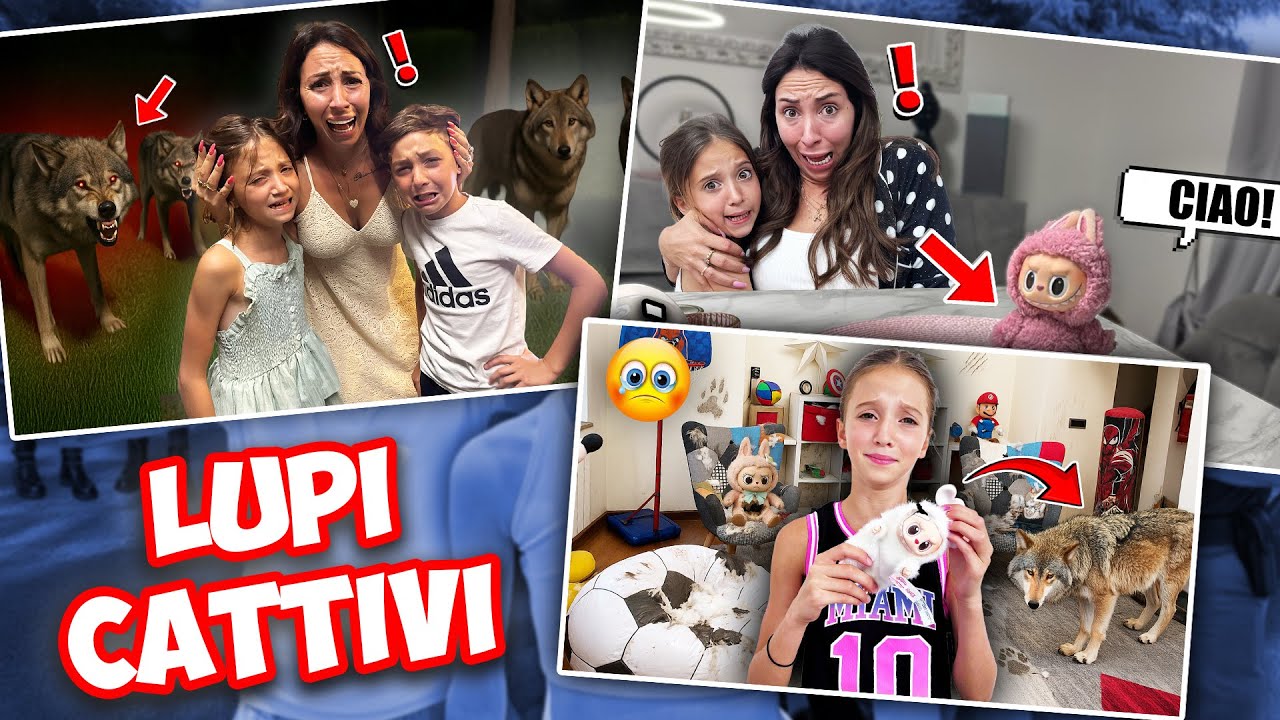 3 STORIE DEI LUPI CATTIVI CON FIGLIACHIARA E FIGLIODIEGO ! 