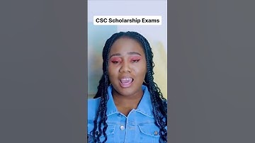 CSC Scholarship exams? Full Video out on YouTube