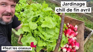 Je vous emmène pour une grosse session de jardinage fin avril