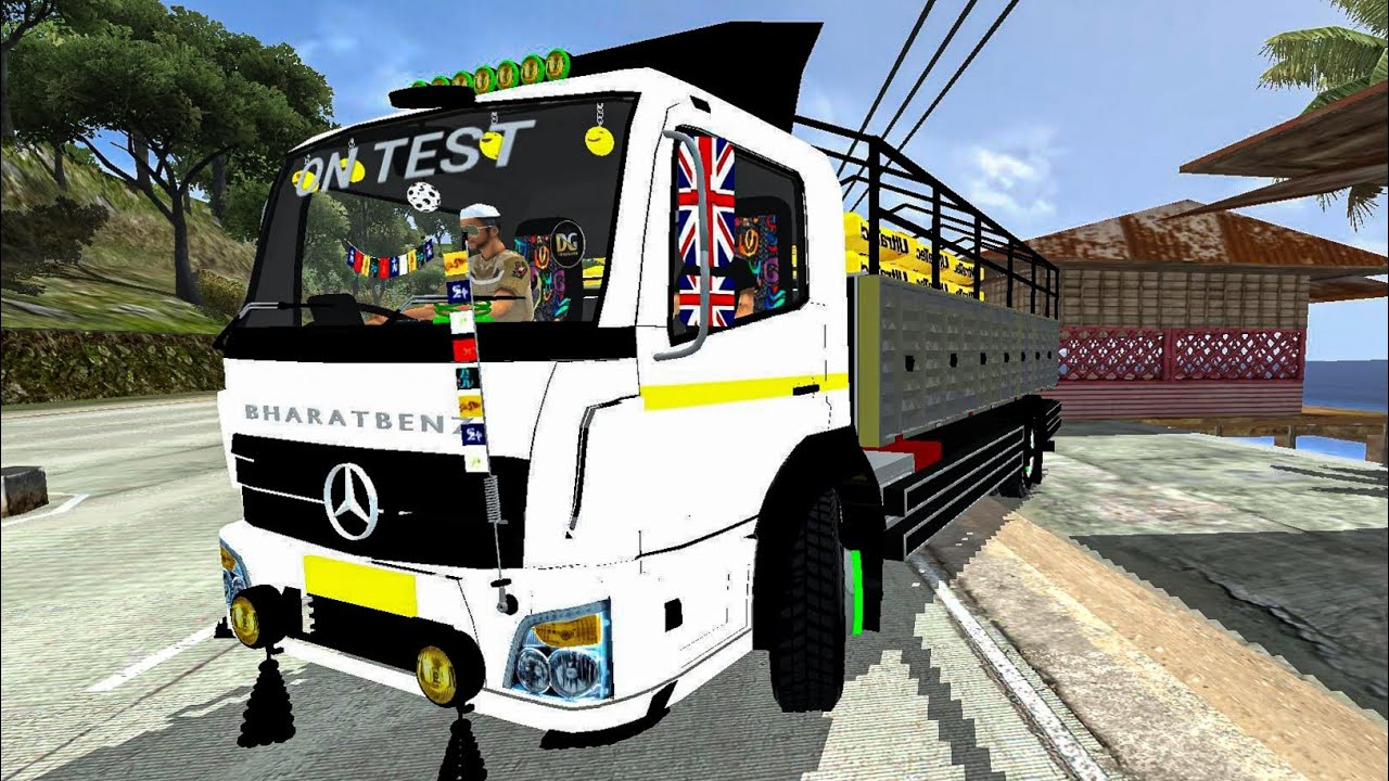 🚛 BharatBenz Cargo Cement Delivery ✅ | 6 Chakka Truck Driving 🛣️ | BUSSID