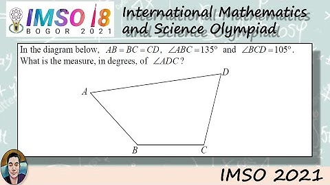 Second method for this tricky and interesting geometry question for Primary school kids. (IMSO2021)