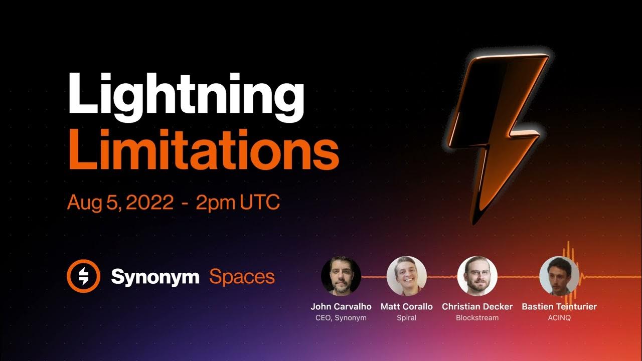 Synonym Spaces Lightning Limitations YouTube