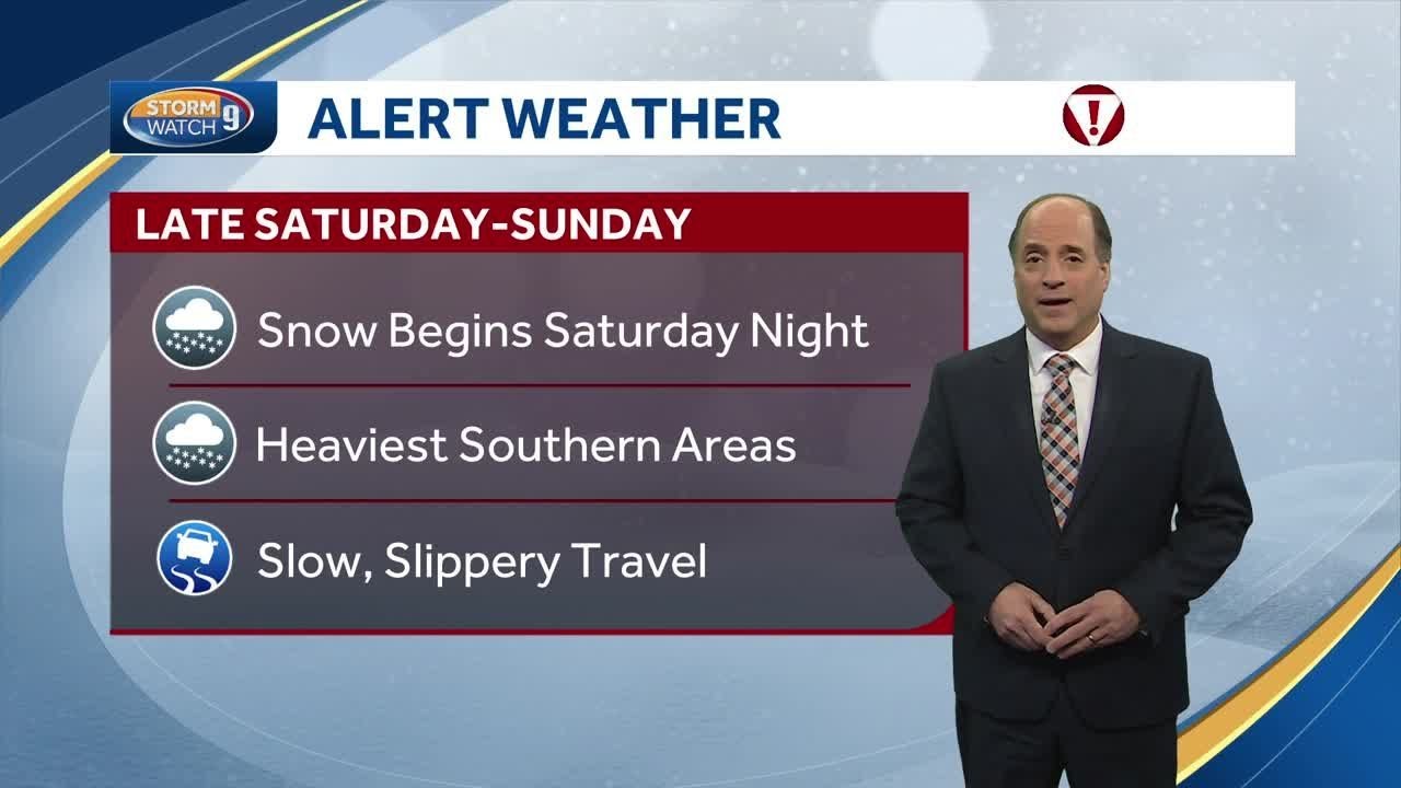Heavy snow expected at times for parts of New Hampshire - YouTube