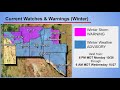 Winter Storm Update for Monday thru Wednesday (10/26/2020)