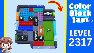 Color Block Jam Level 1408 (2317) Solution Walkthrough