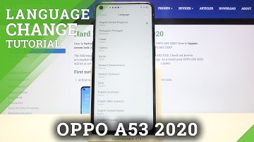 How to Change System Language in OPPO A53 2020 – Language Settings