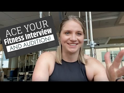 Ace your Fitness Interview and Audition!