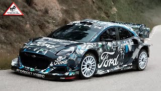 Test Craig Breen | Ford Puma WRC Hybrid 2022 [Passats de canto]