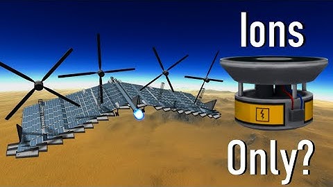 Can You Use Ion Engines to Make a Plane in Kerbal Space Program?