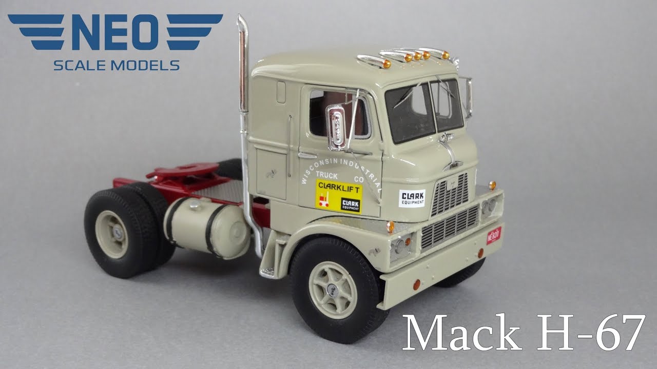 Mack H-67 COE седельный тягач Neo Scale Models обзор масштабной модели 1:43...