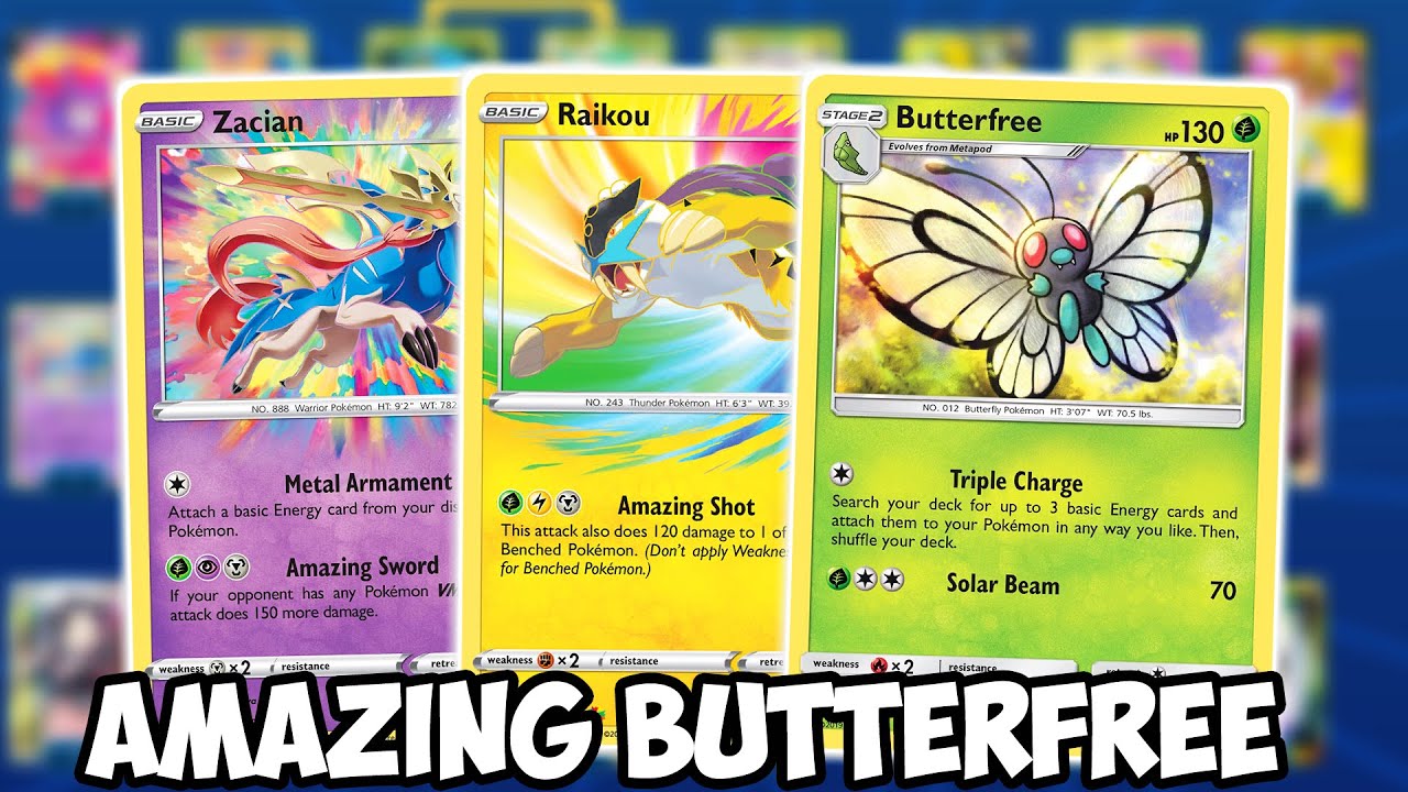 Butterfree Powers Up Amazing Rares Easily! Will Amazing Rares Work? Vivid Voltage PTCGO