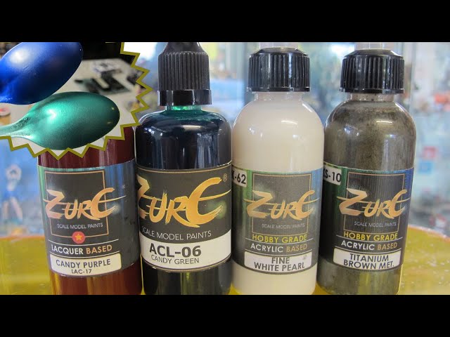 New Gloss Metallic Colors now on - Zurc Scale Model Paints