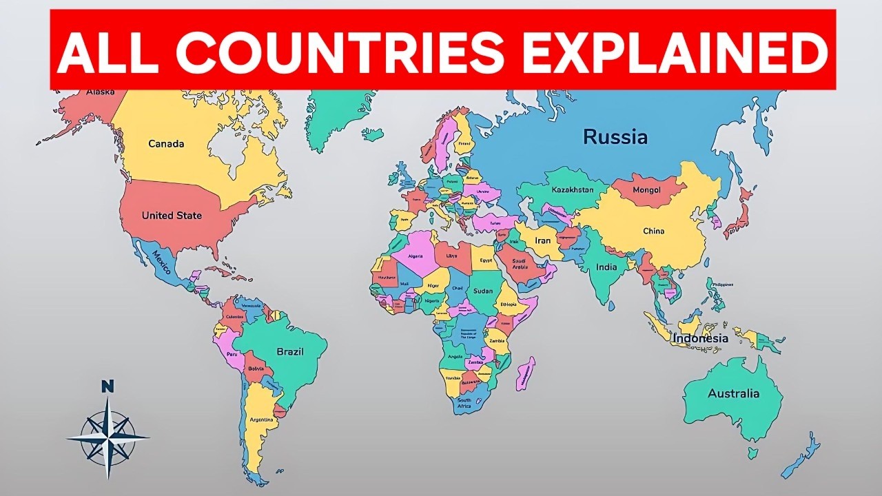 All the Countries in the World EXPLAINED in 18 Minutes | Know Your ...