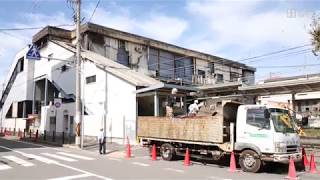 南海本線尾崎駅が仮復旧し営業再開