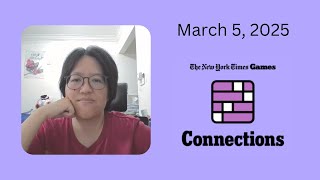NYT Connections No. 633 | March 5, 2025