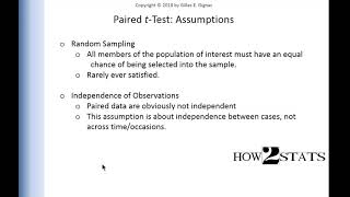 V6.25 - Paired t-test assumptions - Explained