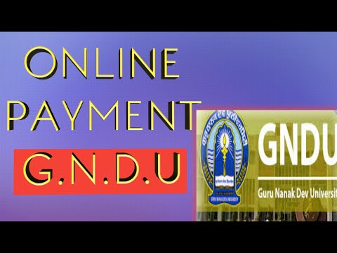 HOW TO PAY ONLINE FEE G.N.D University.  |C4 Hatke |Mukesh singh